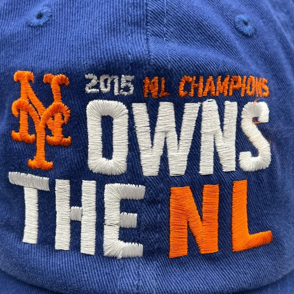NY Mets MLB NL 2015 Championship Cap NWT